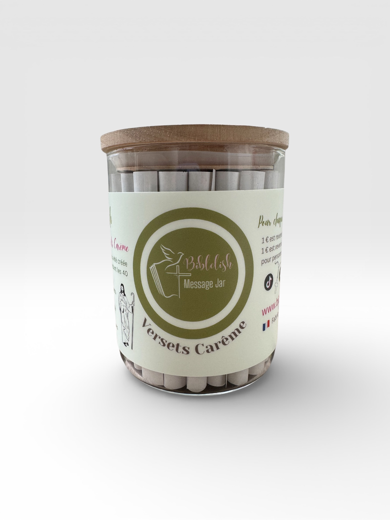 Pot Édition Limitée – Carême (40 Versets)